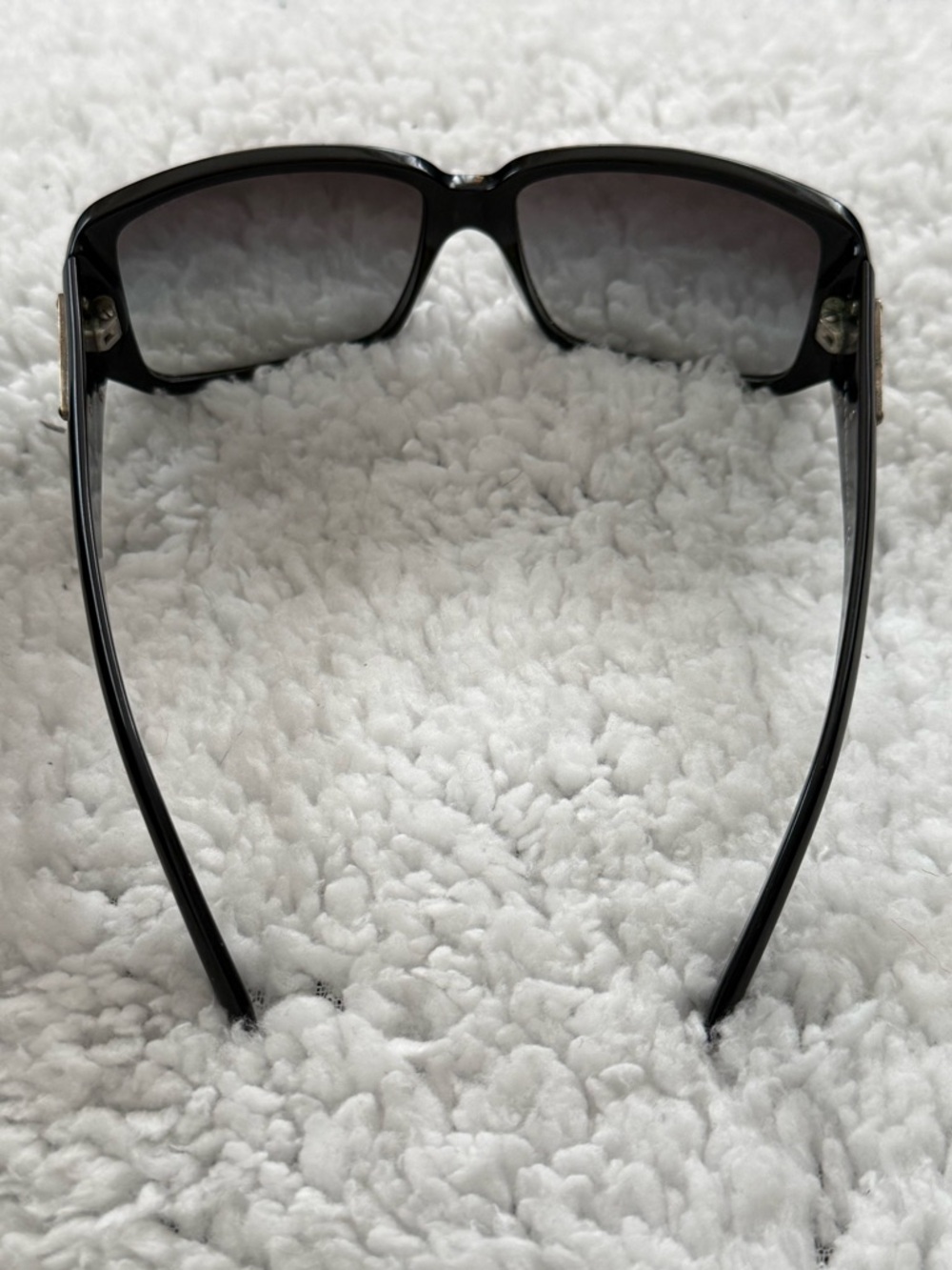 Prada Black Logo Triangle Arm Sunglasses - Picture 3 of 8